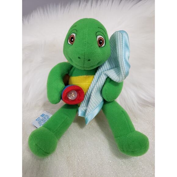 EDEN‎ FRANKLIN THE TURTLE Plush COLLECTOR Blanket Flashlight Not Working - Picture 1 of 5